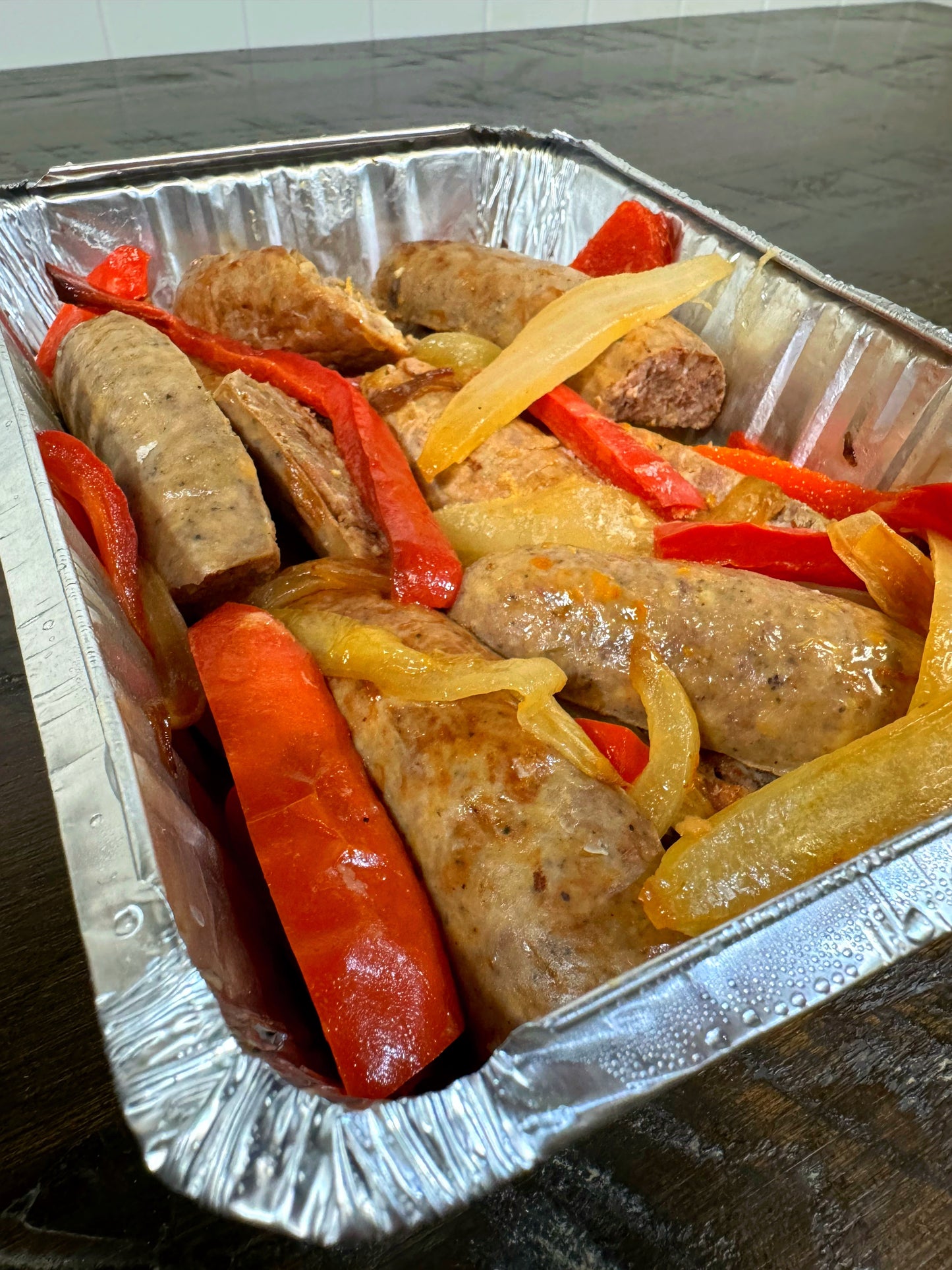 Italian Sausage with sauteed Peppers & Onions