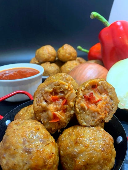 Stuffed Meatball - Sausage And Pepper