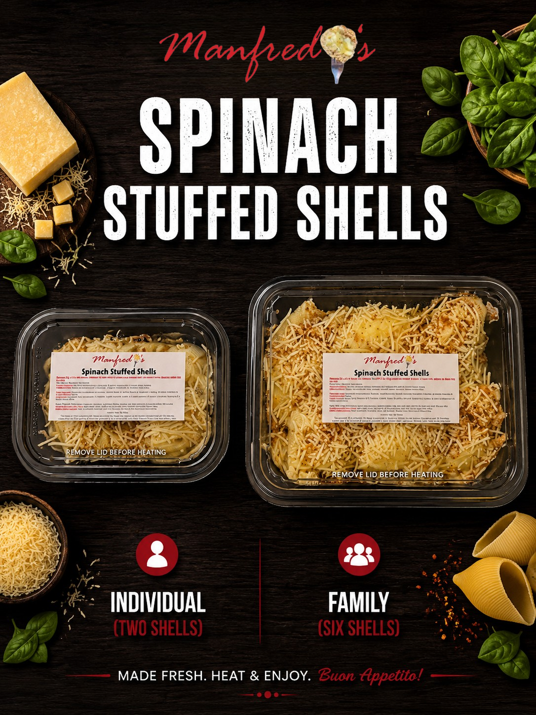 Spinach Stuffed Shells