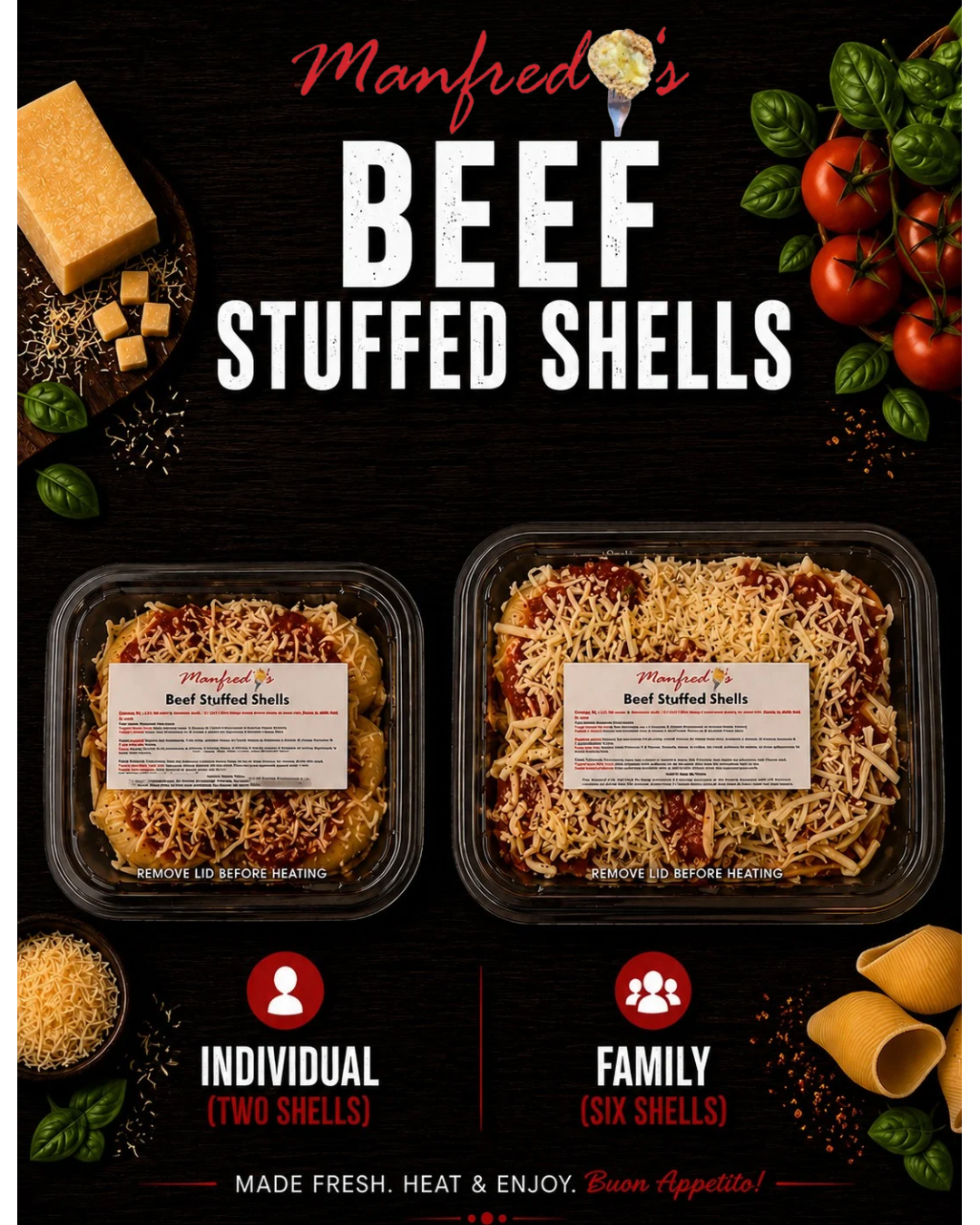 Beef Stuffed Shells
