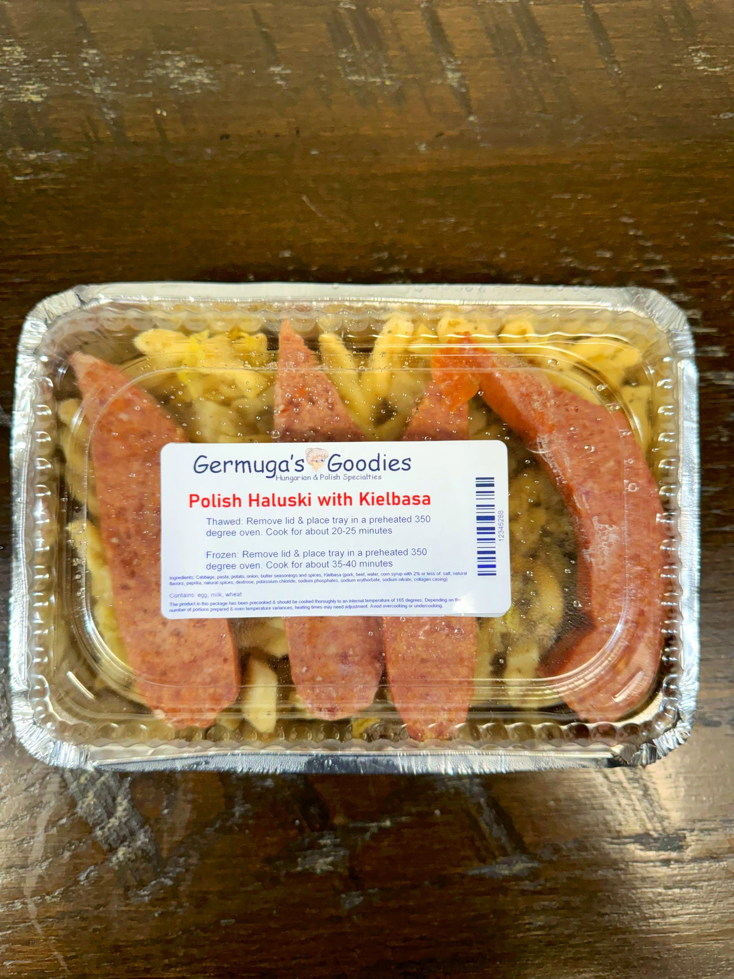 Polish Haluski w/ Grilled Kielbasa