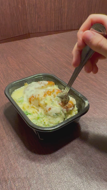 Chicken & Broccoli Alfredo with Bow Tie Pasta
